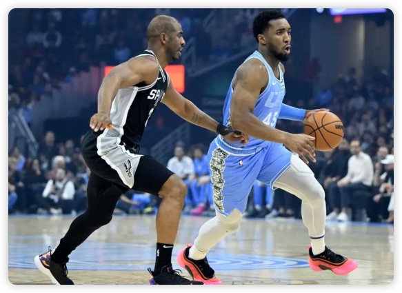 阿伦29+16卡斯尔两双 米切尔25分骑士胜马刺